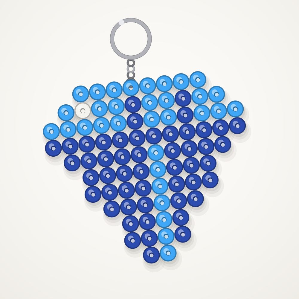 Diamond keychain