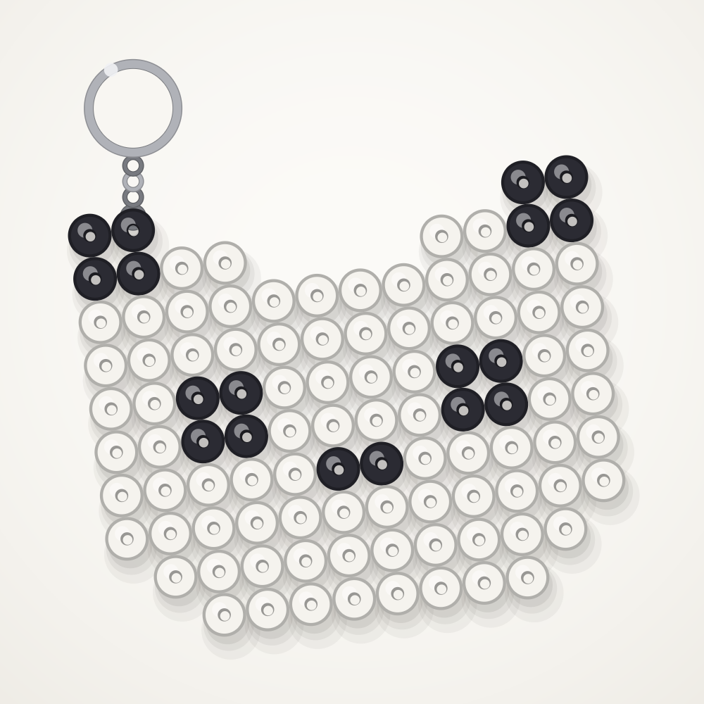 Panda keychain