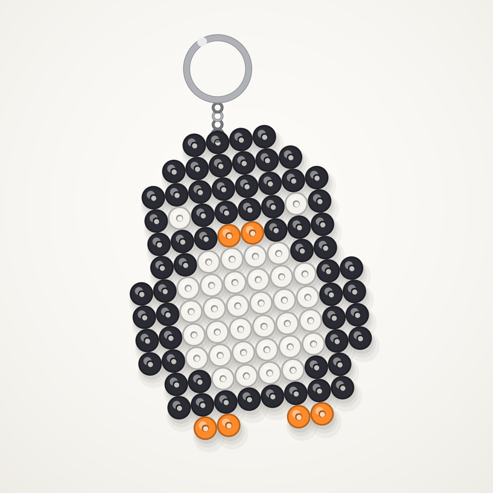 Penguin keychain