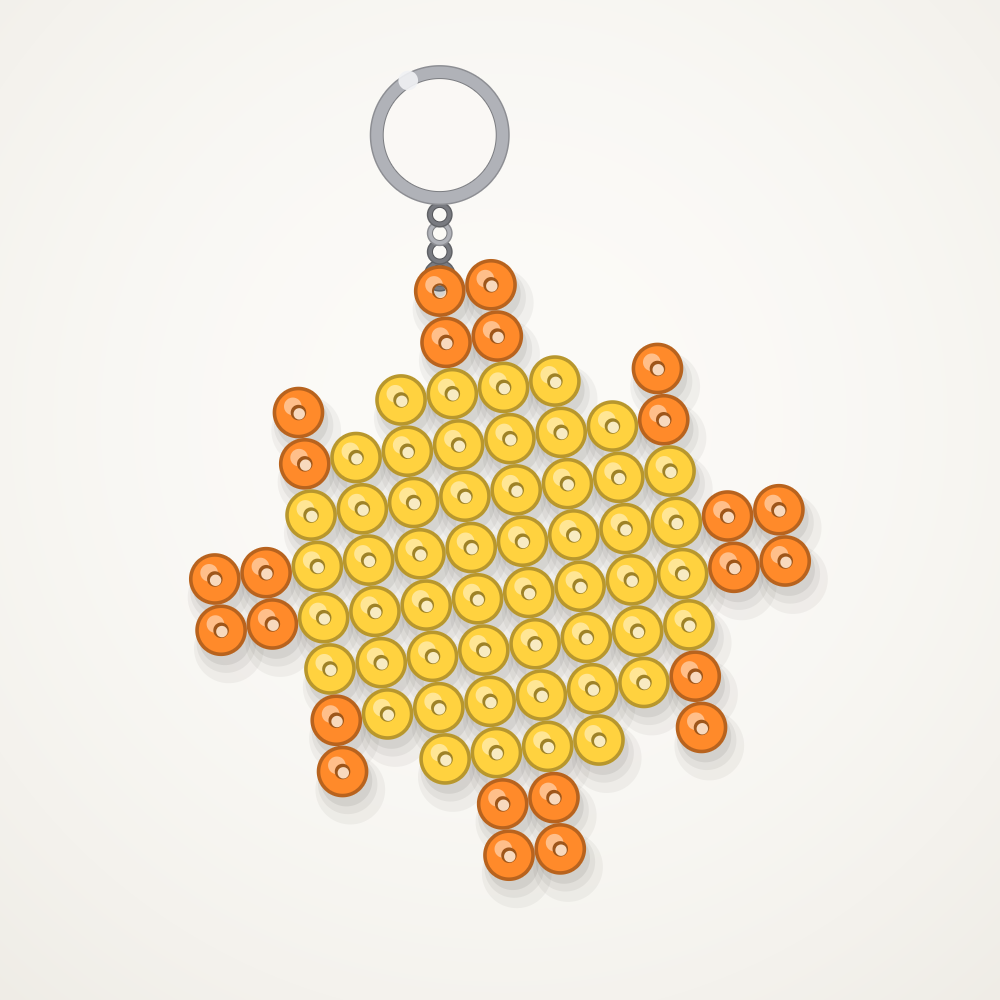 Sun keychain